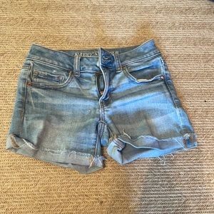 Selling denim shorts from American eagle!